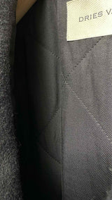 Dries Van Noten Quilted-lined Long Over Coat