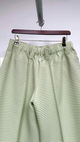 Homme Plisse Center-seam Cropped Pleated Wide Pants