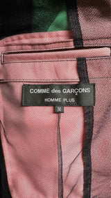 Comme Des Garcons Homme Plus Double-breast Nylon Tulle Coat
