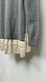 Louis Vuitton Ruffled-bottom Hybrid Cardigan