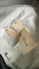 A Tentative Atelier Painter Cross Stripe-Band Pants
