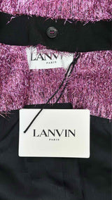 Lanvin O'sized Fuzzy Blazer Jacket