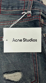 Acne Studios Re-Edition Worn Distressed Bootcut Jeans