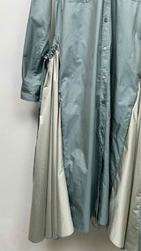 Dries Van Noten Two-toned Drawstring Light Coat