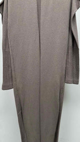 Rick Owens L/S Bottom-slit Shoulder Cut-out Dress