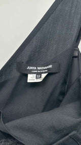 Junya Watanabe N/S Satin-lace Apron Docking Dress