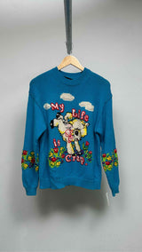 Marc Jacobs x Magda Archer "My life is crap" Intarsia Sweater