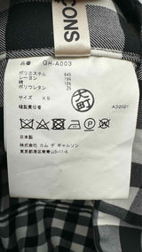Comme Des Garcons N/S Multi-bow Checker Gathered Dress