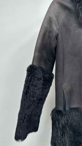 Zero Maria Cornejo Fur-hybrid Shearling Coat