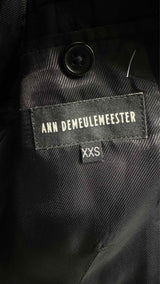 Ann Demeulemeester Double-breast Belted Blazer Jacket