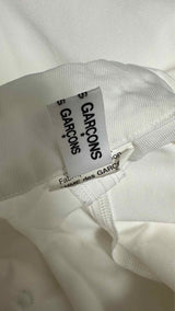 Comme Des Garcons Comme Des Garcons L/S Stand-collar Wrap-detailed Maxi Dress