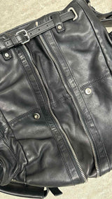 Alexander Wang Zip-detailed Leather Multi-way Backpack