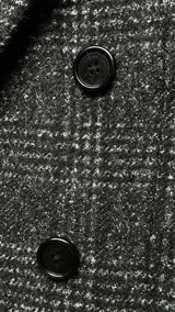 CELINE Prince of Wales Check Classic Coat