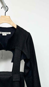 Women's Comme Des Garcons Cut-out Detailed Glitter Blazer Dress