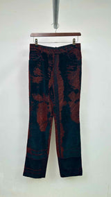 Jean Paul Gaultier "Vampire" Blood Drip Velvet Pants