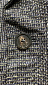 Balenciaga Double-breasted Houndstooth Oversized Long Coat