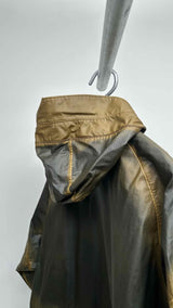 Stone Island Mussola Gommate Longline Hooded Water-resistant Coat