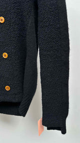 Comme Des Garcons Double-breatsed Boa Knit Jacket