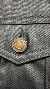 Saint Laurent Waxed Denim Trucker Jacket