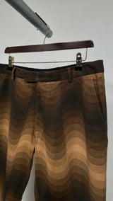 Dries Van Noten X Verner Panton Wave-pattern Pants