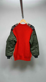 Junya Watanabe MA-1 Sleeve Hybrid Sweater