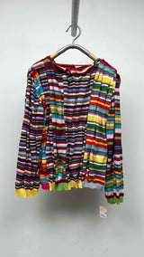 Comme Des Garcons Oversized Gathered Border Sweater