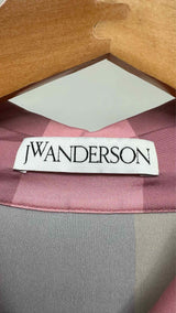 JW Anderson L/S Wrapped Stripe Polo Dress