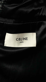 CELINE Prince of Wales Check Classic Coat