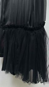 Comme Des Garcons Detailed Silk Maxi Dress