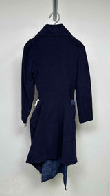 Comme Des Garcons Ruching-Pocket Detailed Hybrid Coat