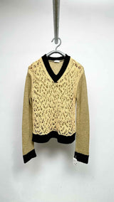 Dries Van Noten V-neck Front-open Knit Sweater
