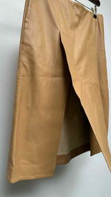 Stella McCartney Front-slit Faux-leather Midi Skirt