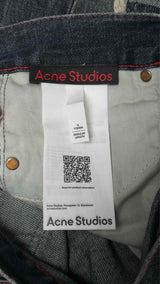 Acne Studios Re-Edition Worn Distressed Bootcut Jeans