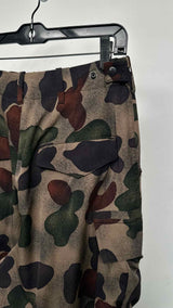 Yohji Yamamoto Pour Homme Wide Cargo Camo Pants