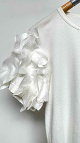 Comme Des Garcons Comme Des Garcons Ruffle-sleeve T-shirt