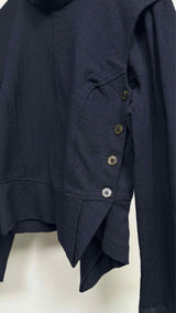 Comme Des Garcons Asymmetrical Wrap Jacket