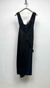 Junya Watanabe N/S Satin-lace Apron Docking Dress