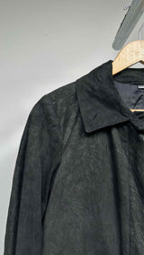 Helmut Lang Archive Embossed Suede Coat