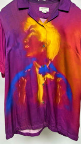 Dries Van Noten X Len Lye S/S Clive Satin Printed Shirt