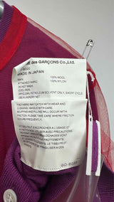 Comme Des Garcons Tulle Layered Cardigan