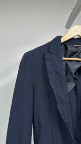 Comme Des Garcons Homme Plus X-patched Wrinkly Coat