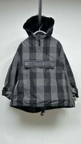 Christian Dior Logo-embroidered Stripe Anrak Parka