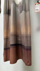 MM6 L/S Pixel-pattern Dress