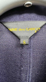 Comme Des Garcons Ruching-Pocket Detailed Hybrid Coat