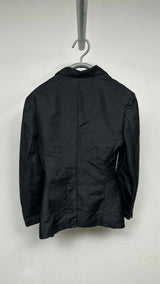 Comme Des Garcons Cut-out Gliitter Blazer Jacket