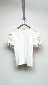 Comme Des Garcons Comme Des Garcons Ruffle-sleeve T-shirt