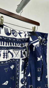 Margiela Bandana Buckled-waist Wide Shorts