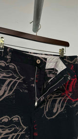 Comme Des Garcons Homme Plus X Rolling Stones Print Pants