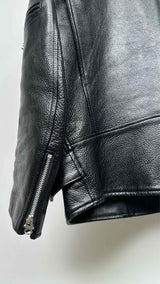 Junya Watanabe Portrait-Collar Leather Jacket