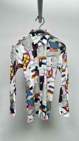 Comme Des Garcons Shirt X Kaws Printed Shirt